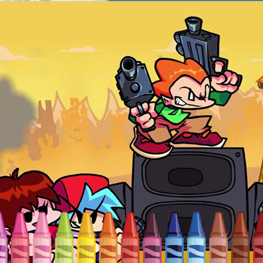 Friday Night Funkin Coloring – Fun FNF Character Coloring Game